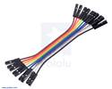 Thumbnail image for Ribbon Cable Premium Jumper Wires 10-Color F-F 3" (7.5 cm)