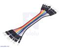 Thumbnail image for Ribbon Cable Premium Jumper Wires 10-Color M-M 3" (7.5 cm)