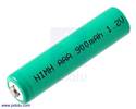 Thumbnail image for Rechargeable NiMH AAA Battery: 1.2 V, 900 mAh, 1 cell