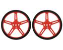 Thumbnail image for Pololu Wheel 70×8mm Pair - Red