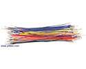 Thumbnail image for Wires with Pre-crimped Terminals 50-Piece Rainbow Assortment F-F 6"