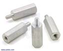 Thumbnail image for Aluminum Standoff: 1/2" Length, 2-56 Thread, M-F (4-Pack)