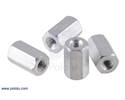 Thumbnail image for Aluminum Standoff: 5/16" Length, 2-56 Thread, F-F (4-Pack)