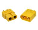 Thumbnail image for XT60 Connector Male-Female Pair, Yellow