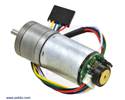 Thumbnail image for 99:1 Metal Gearmotor 25Dx54L mm HP 6V with 48 CPR Encoder