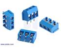 Thumbnail image for Screw Terminal Block: 3-Pin, 5 mm Pitch, Side Entry (4-Pack)