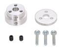 Thumbnail image for Pololu Aluminum Scooter Wheel Adapter for 1/4″ Shaft