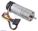 Thumbnail image for 4.4:1 Metal Gearmotor 25Dx63L mm MP 12V with 48 CPR Encoder