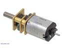 Thumbnail image for 15:1 Micro Metal Gearmotor LP 6V with Extended Motor Shaft