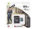 Thumbnail image for Kingston Canvas Go! Plus 64GB MicroSD Card with Adapter 